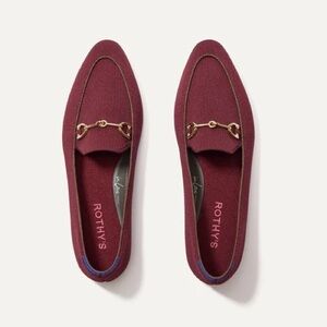 Rothy's Loafer - Maroon Double Bit Almond